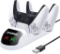 Lunriwis PS5 Controller charging station, security chip protection, quick charging with LED display
