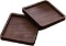MANHNA Black Walnut Wood Coasters Set of 2