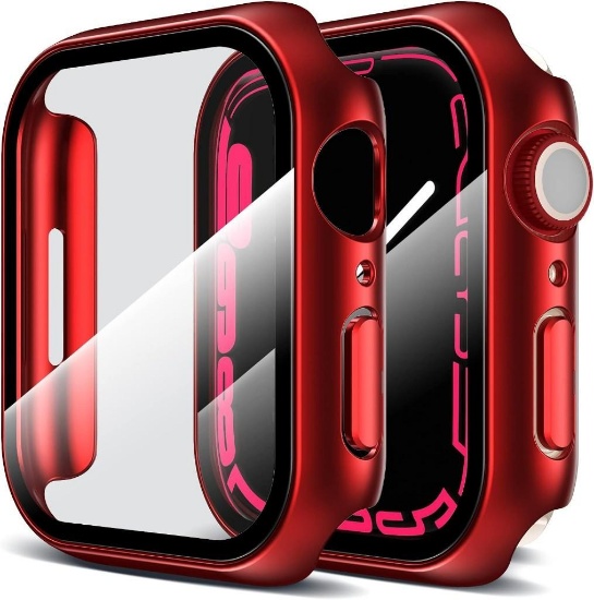 LK Tempered Glass Case for Apple Watch Series 7