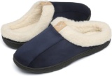 WETIKE Men's Winter Warm Indoor Slippers 44/45EU