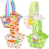 Aviski 12 Piece Easter Egg Hunt Basket for Kids