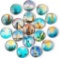Fridge Magnets, 18Pieces Decorative Glass Magnets