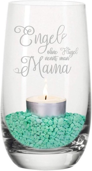 Geschenke 24: Tea light holder - Angel
