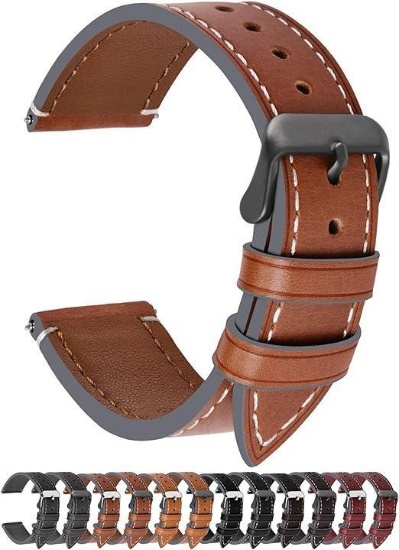 Fullmosa Wax Oil Series Leather Watch Strap