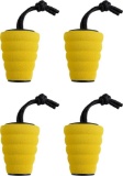 ILOKNZI Kayak Scupper Plugs Bung Kit Yellow 4 Pcs