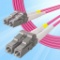 OM4 LC to LC Duplex Fiber Patch Cable 1m (3.3ft)