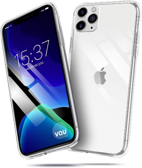 vau Case Fits Apple iPhone 11 Pro (5.8) - SoftGrip Transparent Soft Silicone Case Mobile Phone Case