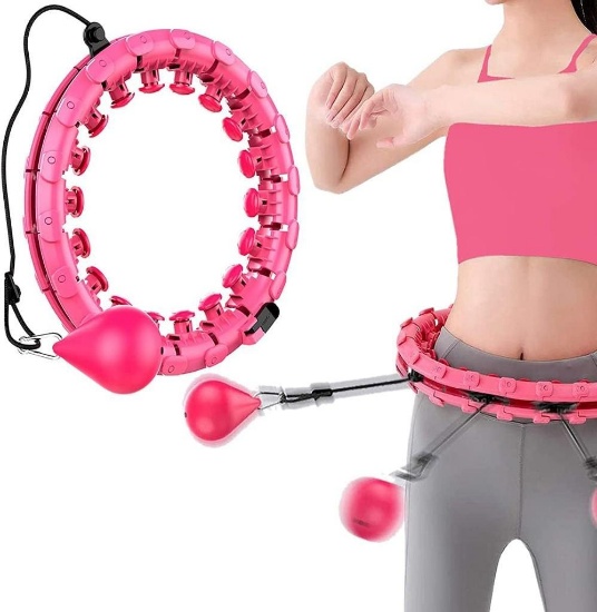 Hula Hoop Adult Smart Hula Hoop with 1.5 lb Gravity Ball