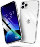 vau Case Fits Apple iPhone 11 Pro (5.8) - SoftGrip Transparent Soft Silicone Case Mobile Phone Case