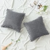 Emema Kordsamt cushion cover sofa sequence pompon decorative pillows decorative pillow trees cushion