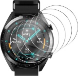 Hianjoo Tempered Glass Screen Protector Compatible with Huawei Watch GT 2 46 mm, 9H Hardness
