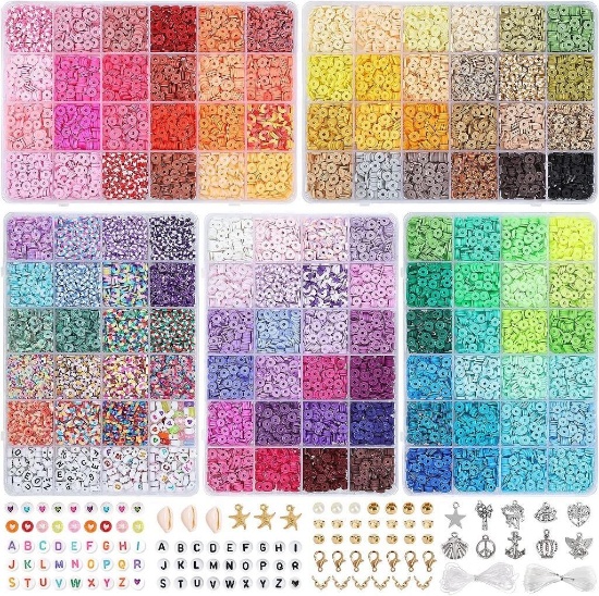 12000PCs Pearl Set 300PCs 7mm Letter Pearls