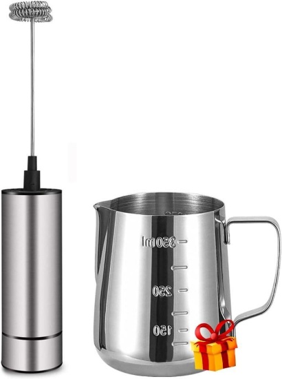Turimon Battery Operated Milk Frother Electric