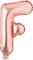 M2xcec Letter Balloon Single Large Pink Aluminium