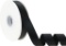 6093A - Black anti -draft adhices ribbon for interior/extract - (50 mm x 5 m) - 1 fuck (50 mm)