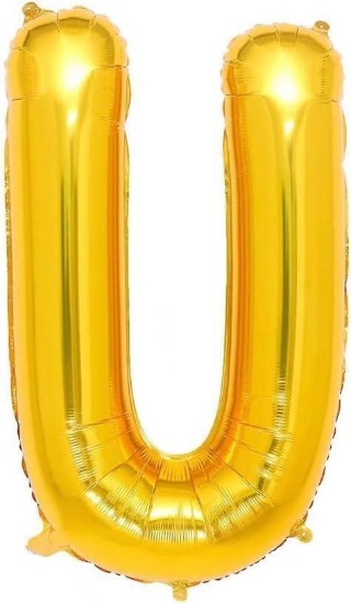 M2xcec 16 Inch Letter Balloon Single Large Gold