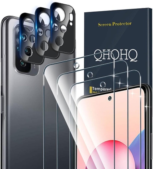 QHOHQ Screen Protectors for Redmi Note 10/10s