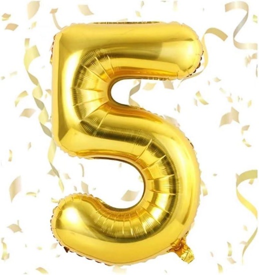 Uvolo Golden Balloon 16 Inch Birthday Balloon 5