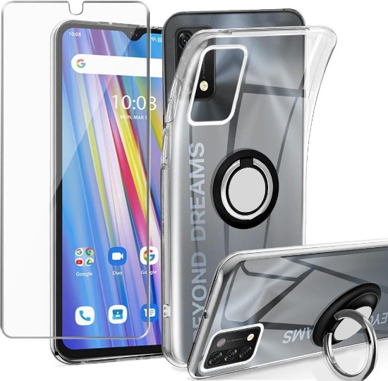 Umidigi A11 Case with 1 Piece Tempered Glass