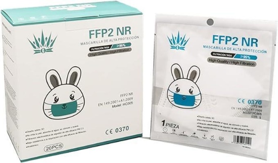 FFP2 NR High Protection Mask, 20 Pieces