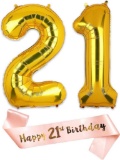 PopularLdo 40 Inch Gold Foil Balloon (Gold 21)