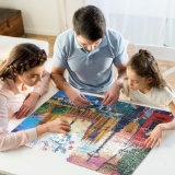 Bowtus Puzzle -1000 Pcs Malpuzzle for Children