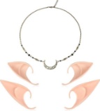 LUTER 2 Pairs Elf Ears Cosplay, 1 Piece