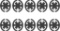 Mask Holder Ski Helmet, Helmet Clip, 5 Pairs