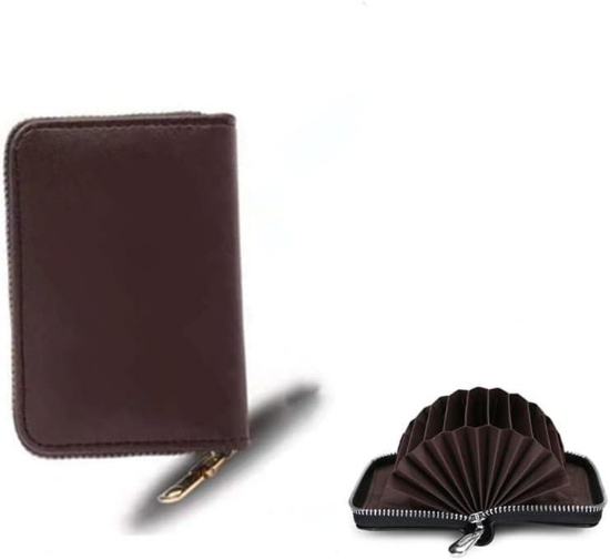 Maduoer Credit Card Holder, Anti-Degauss, Coffee