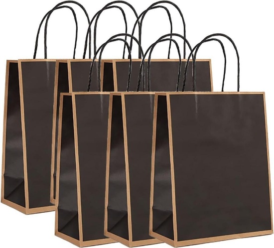 Taeku Paper Bags with Handles 6 PCS Large Thicken