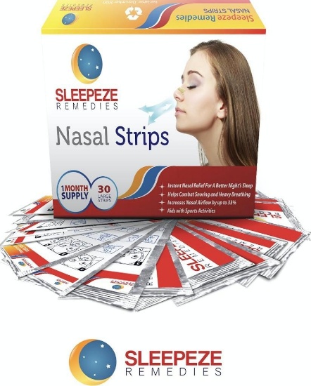 Sleepeze Remedies x30 Nasal Strips Large