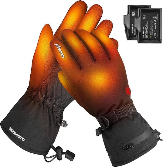 KEMIMOTO Heated Gloves for Men and Women