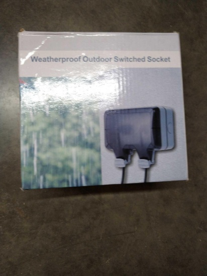 Weatherproof Outdoor Switched Socket