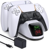Lunriwis PS5 Controller charging station, security chip protection, quick charging device
