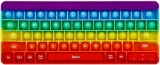 OleOletOy Fidget Keyboard Push Pop, Rainbow