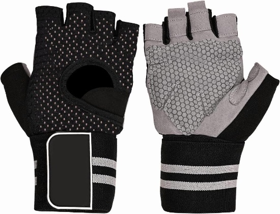 Maxee Fitness Gloves, Workout Gloves XL, Black