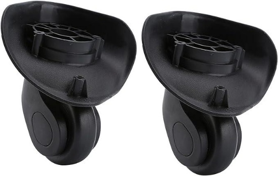 Alomejor 2 Pcs Luggage Swivel Wheels Replacement
