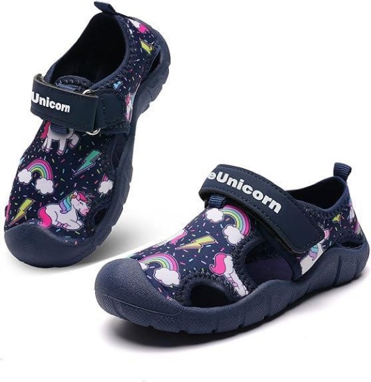 IceUnicorn Children's Sandals Boy Girl Blue, 29EU