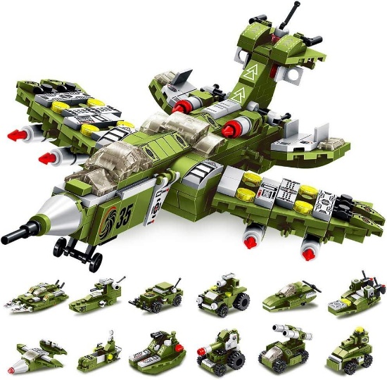 VATOS STEM Building Toys, 576 PCS Warcraft Toys