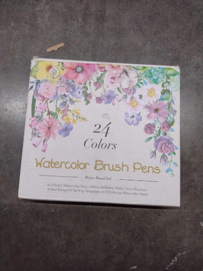 24 Colors Brush Pens Set