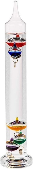 Out of the Blue Galileo Glass Thermometer