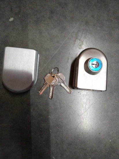 Single Door Swing Lock Frameless Glass Door Lock