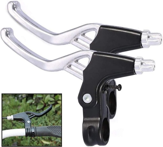 TheStriven 1 Pair Aluminum Bike Brake Handlebar Alloy Brake Level Handles Shifter - $11.00 MSRP