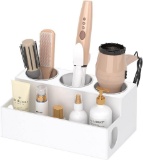 NIUBEE Acrylic Hair Styling Tool Organizer and Holder - Bathroom Countertop Storage, $36.99 MSRP