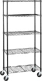Amazon Basics 5-Shelf Medium Adjustable, Heavy Duty Storage Shelving Unit, $94.30 MSRP