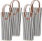 ZORMY 4 Pack - Single Bottle Insulated Wine Tote, $16.99 MSRP