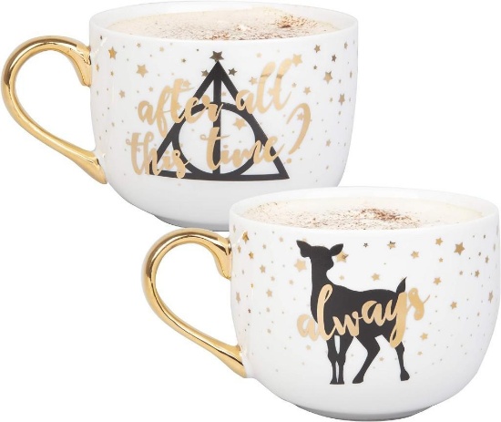 Humutan Harry Potter Latte Coffee Mugs, Set of 2 - After All This Time, $19.90 MSRP