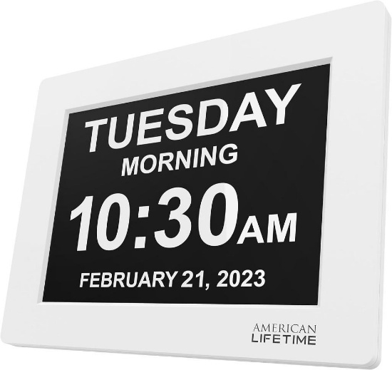 American Lifetime Dementia Clock Large Digital Clock for Seniors, $79.99 MSRP