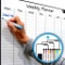 Large Dry-Erase Magnetic Weekly Calendar 13.5