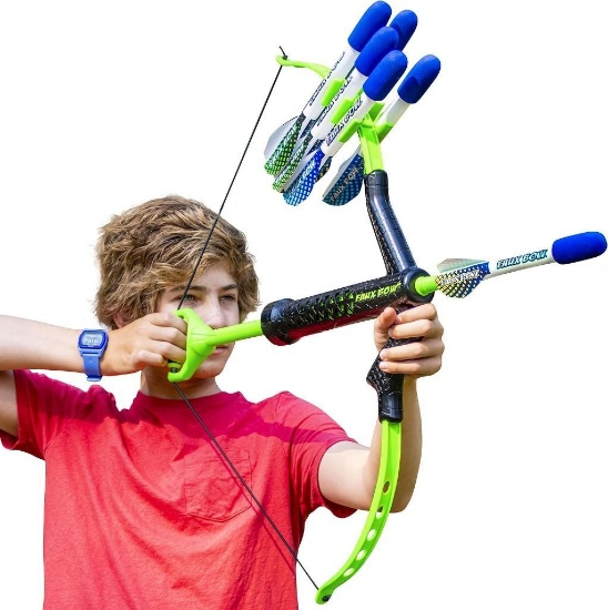 FAUX BOW 4.0 Lizardite - Kids Bow and Arrow Set - Durable Impact Foam Tip Arrows, $34.99 MSRP